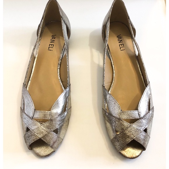 metallic color shoes